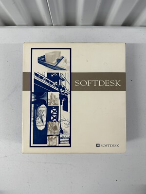 Vintage Softdesk Concrete Beam Joist Detailing 7.0 NFR Software DOS Windows
