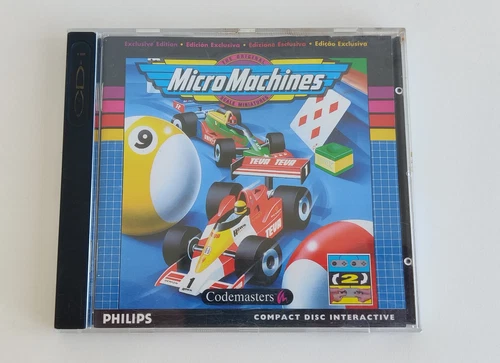Micro Machines Philips CDI Cd-i Videogame Gaming Original RegionFree