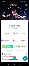 Pokemon Shiny Yveltal LV40 unlock 3moves - TRA'DE GO - Pls Read Item Description