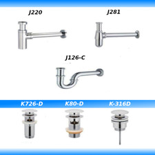 Röhrensiphon Siphon Geruchsverschluss Syphon für Waschtisch Waschbecken Ablauf