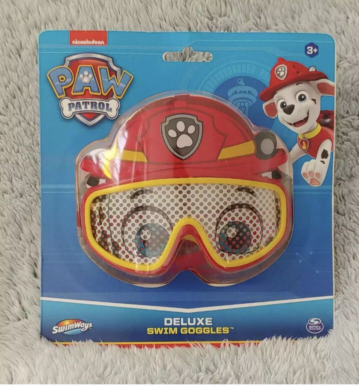 Nickelodeon Paw Patrol Marshall Deluxe Swim Goggles Kid Toy Gift Play Pool  NEW