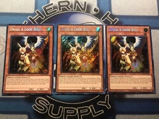 *** 3X DROLL & LOCK BIRD 3X *** 1ST EDITION SECRET RARE SET RA02-EN006 YUGIOH!