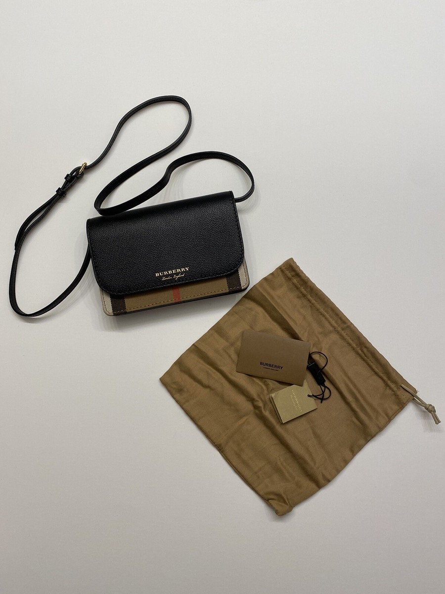 Burberry Crossbody Hampshire House Check Derby Bag | eBay