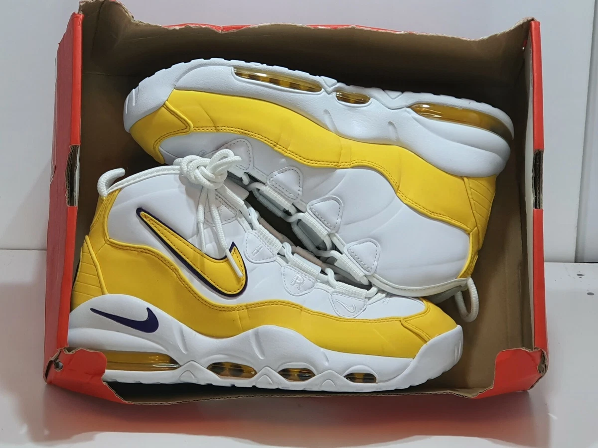 Nike Air Max Uptempo 95 Lakers CK0892 102 Size 5.5 UK 38.5 EUR