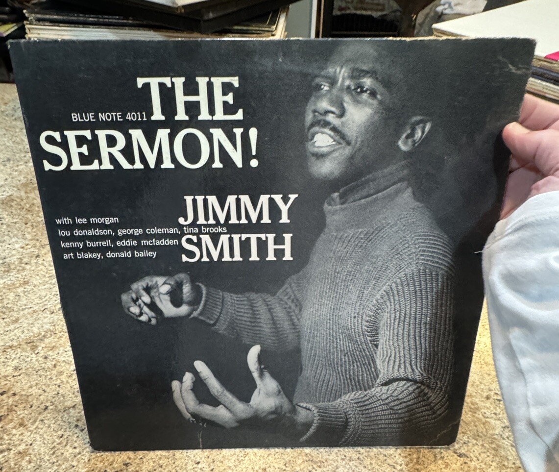 洋楽 JIMMY SMITH THE SERMON! BLUE NOTE 4011 JIMMY SMITH: The Sermon! US Blue Note 4011 NY EAR RVG Jazz