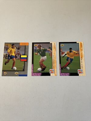 1994 Upper Deck Golden Boots Soccer Cards 3 Luis Alves Adolfo Valencia Colombia