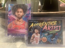 2019-20 Court Kings Coby White Lot RC Level 1 #76  & Apprentice Artist #21 Bulls