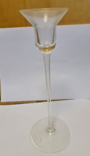 Toller Kerzenhalter aus Glas, 25 cm hoch, Kerzen mit 3 cm Durchmesser