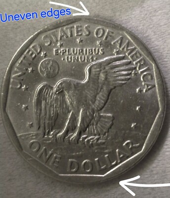 1979-WIDE RIM *P* Susan B. Anthony F.G.-RARE $1 Coin COLLECTORS