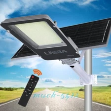Commercial 8800W Outdoor Solar Street Light Motion Sensor Dusk To Dawn Road Lamp