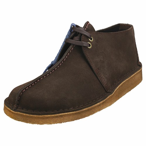Clarks Originals Desert Trek Mens Shoes - Dark Brown