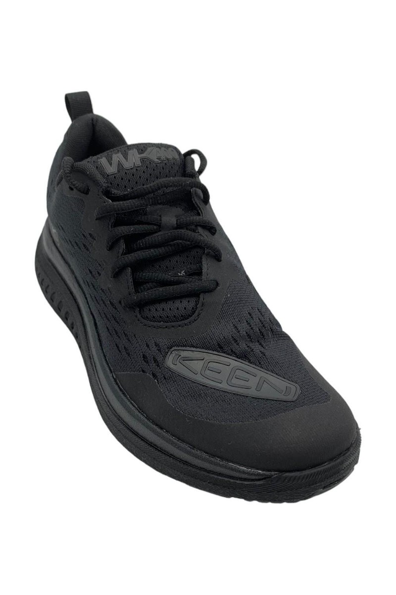 KEEN キーンWK400 KEEN TRIPLE BLACK KEEN Mesh Athletic Lace-Up Sneakers WK400 Triple Black | eBay