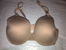 Warners This Is Not A Bra Cushioned Underwire 34C T-Shirt Bra Beige