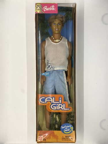 Barbie Rooted Hair Blonde Ken Cali Girl Doll New In Box Mattel 2003 - 第 1/3 張圖片