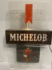 Michelob Anheuser Busch Plastic Wall Hanging Bar Sign By Everbrite 303-413