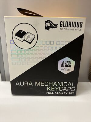 Glorious Aura Mechanical Keyboard Keycaps V2 - Black