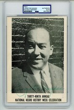 Langston Hughes ~ Signed Autographed Dinner Program Photograph ~ PSA DNA Encased