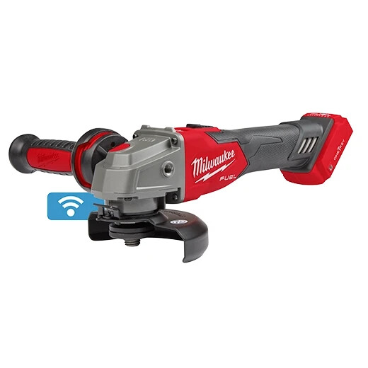 M18 FUEL&trade; 4-1/2" / 5" Braking Grinder w/ ONE-KEY&trade; Slide Switch, Lock-On, 2883-20