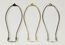 Lamp Parts-Lamp HARP 12" Heavy Duty W/Saddle 3 Finishes:AB, PB and PN 1 Pc.