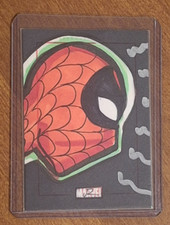 SPIDER-MAN 1 IN 1 2010 MARVEL 70° ANNIVERSARIO CARTA SCHIZZO SPIDEY SENSE ACTIVE