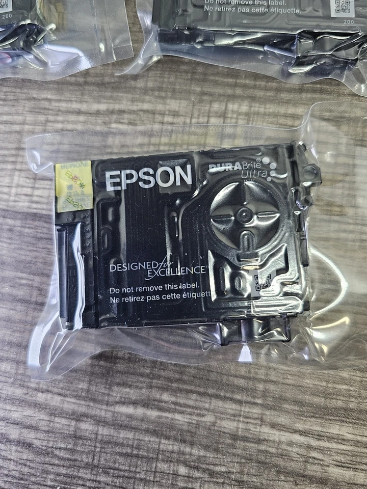 Cartucho de tinta Epson 200 negro 200 negro magenta amarillo genuino OEM - Lote de 3 Foto 4 de 4