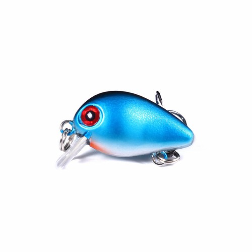 11 Stück Minnow Crankbait Fischköder Angeln Köder Haken Barsch Wobbler 3cm/1,5g - Bild 10 von 12