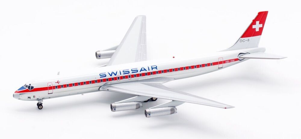 Inflight B-862-IDG-P Swissair Douglas DC-8-62 HB-IDG Diecast 1/200 Jet Model New