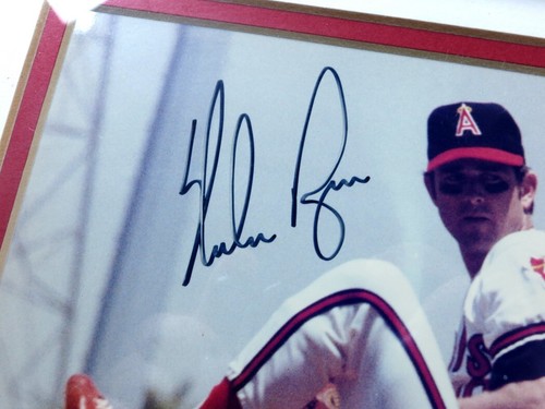 Nolan Ryan Signed Autographed Framed 8X10 Photo Collage Angels JSA AW92767 - Picture 2 of 3