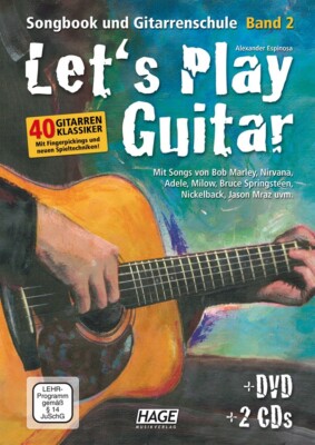 % HAGE Espinosa: Let's Play Guitar  Bd.  2 + CD + 2 DVDs - EH3758 Gitarrenschule