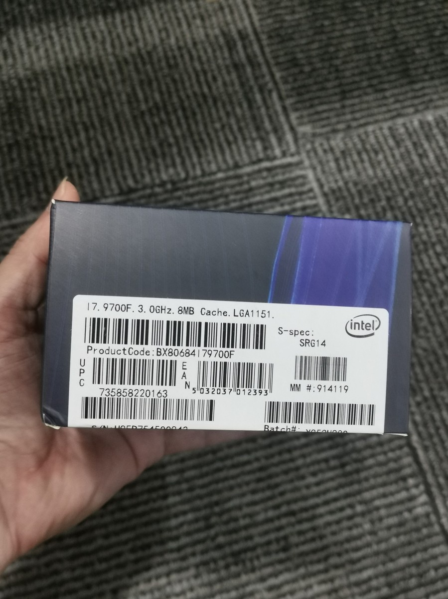NEW*Intel Core i7-9700F 9th Generation 8-core - 8-Threads 3.0 GHz