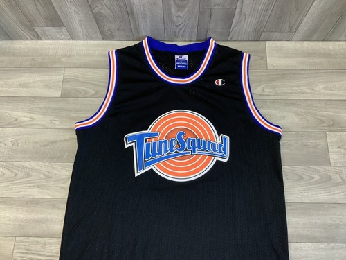 Michael Jordan #23 Space Jam Tune Squad Black Jersey Size Mens XL - Picture 4 of 8
