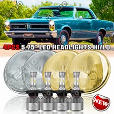 4pcs 5 3/4" 5.75 LED Headlights HI/LO Beam for Pontiac GTO Grand Prix