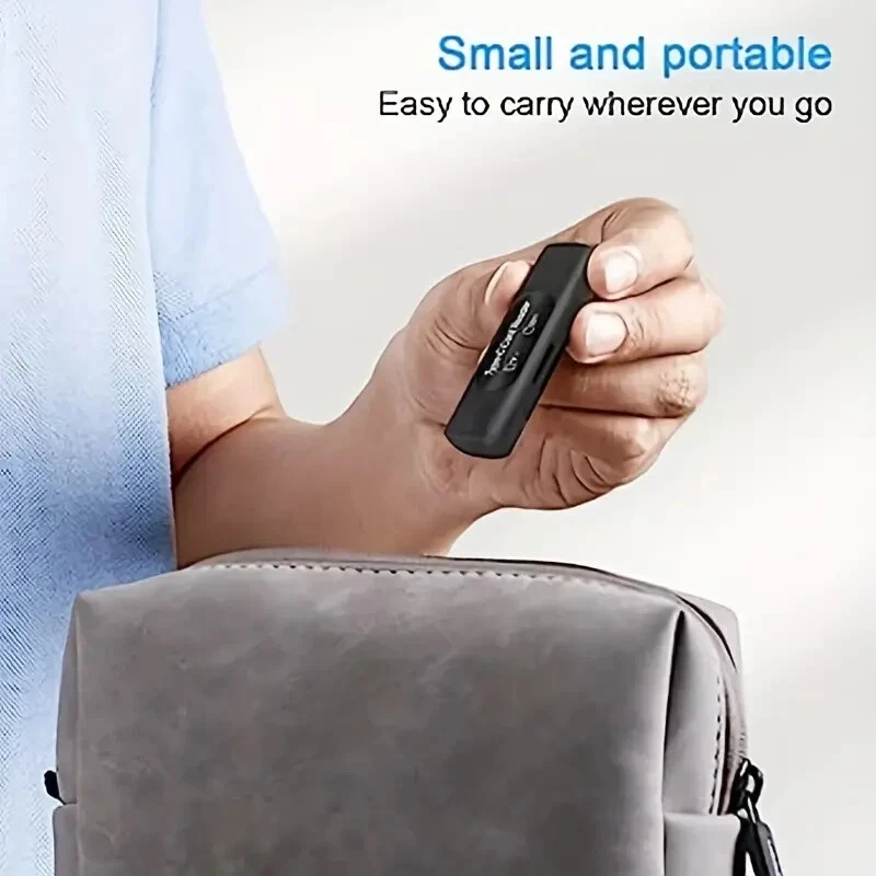 Lettore Di Schede Di Memoria Con Doppio Slot Per Schede SD/Micro SD/SDXC/SDHC - Immagine 3 di 4