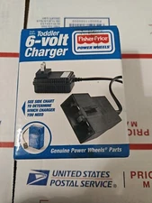 GENUINE FISHER PRICE POWER WHEELS TODDLER 6 VOLT CHARGER BRAND NEW FAST SHIPPING
