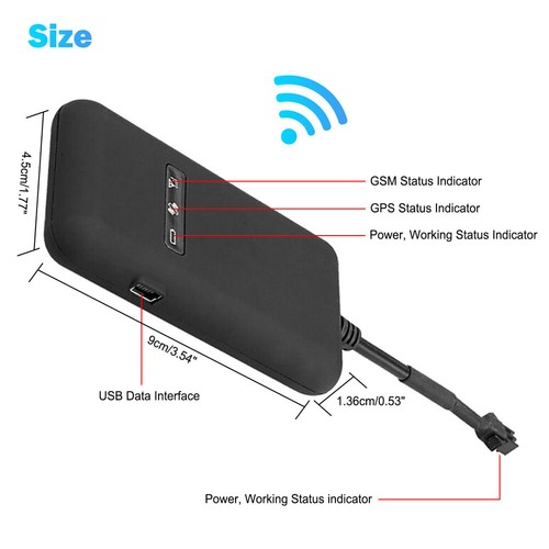 Real-time GPS Tracker Anti Theft Tracking Locator Device GPRS GSM Car Motorcycle - Picture 7 of 12