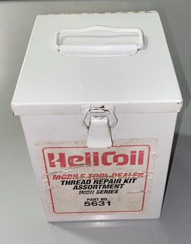 Helicoil Mobile Tool Dealer Thread Repair Kit Coarse Inch Series #5631 Metal Box - Picture 3 of 13