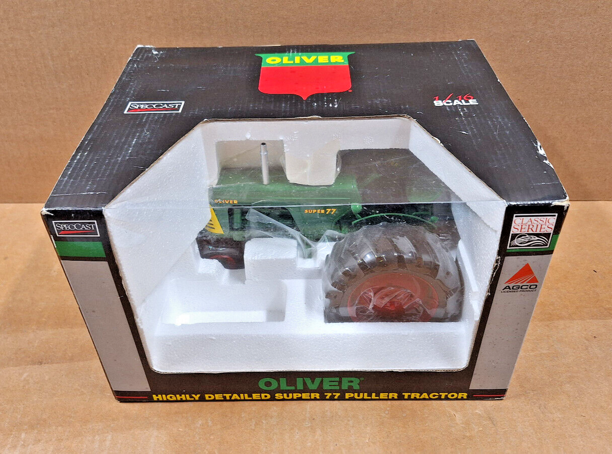 SpecCast Oliver Row Crop 77 Puller 1:16 Scale Diecast Toy Tractor