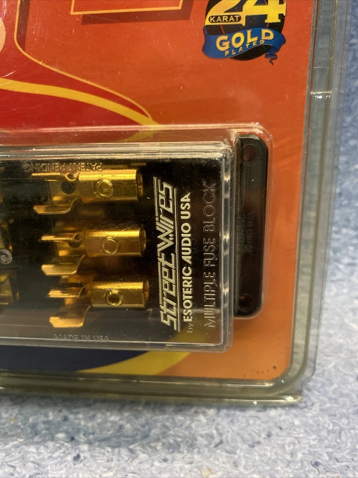 Esoteric StreetWires 3 SE Multifuse Block 100% Pure Gold Plated Pure Brass Base - Image 4 of 4