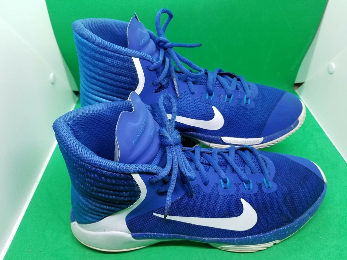 Nike Prime Hype DF 2016 Blue Basketball Sneakers 845096 400 Size 7 Y