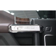 For 2015-20 Ford F-150 F150 Silver Chrome Inner Interior Door Handle Cover Trim
