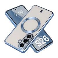 HandyhüLle FüR Galaxy S26 Bizon Case Cover SchutzhüLle Etui Transparent-Blau