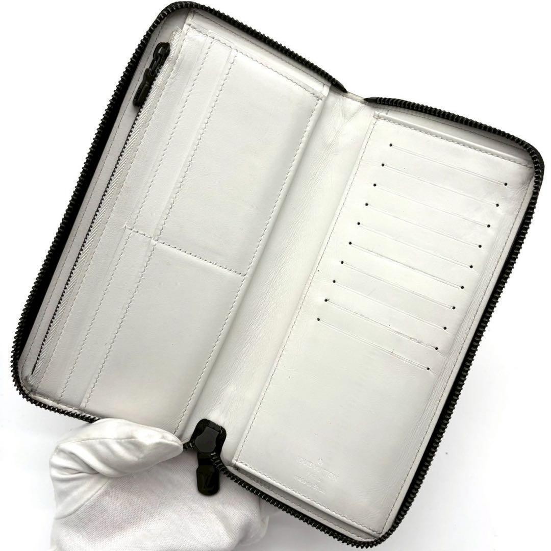 Rare Item Louis Vuitton Shadow Zippy Wallet Vertical White image 7