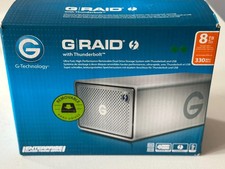 G-Technology G-Raid Thunderbolt2/USB 3.0. Dual External Hard Drive  2TB 3TB 8TB