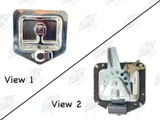 Automann HLK2390 Universal Locking T-Handle Latch Adjustable Depth w/ Keys