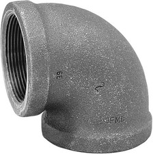 2 1/2" Black Iron Elbow 90 Deg   Lot of 2 Each