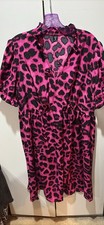 SHEIN Curve Women's Leopard Dress Pink & Black 2XL…THIS DRESS BUT IN PINK!!!!!!!