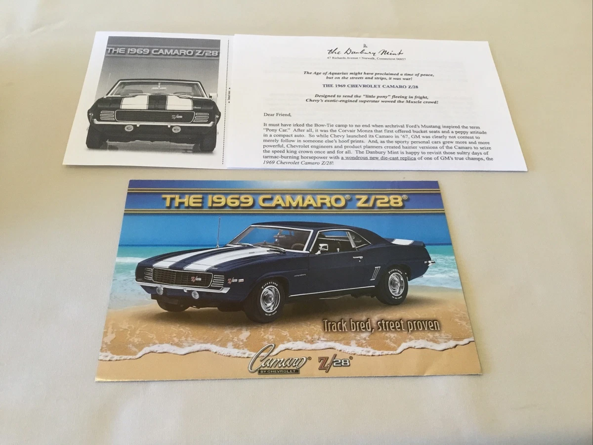 Danbury Mint Chevrolet Camaro Contemporary Manufacture Diecast
