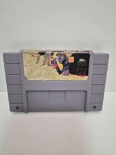 Shaq Fu SNES Super Nintendo Authentic Cartridge Tested Working Heavy Label Damag
