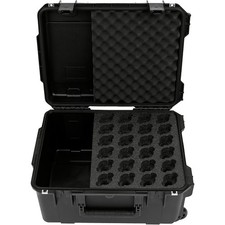 SKB Injection-Molded Microphone Case for 24 Mics