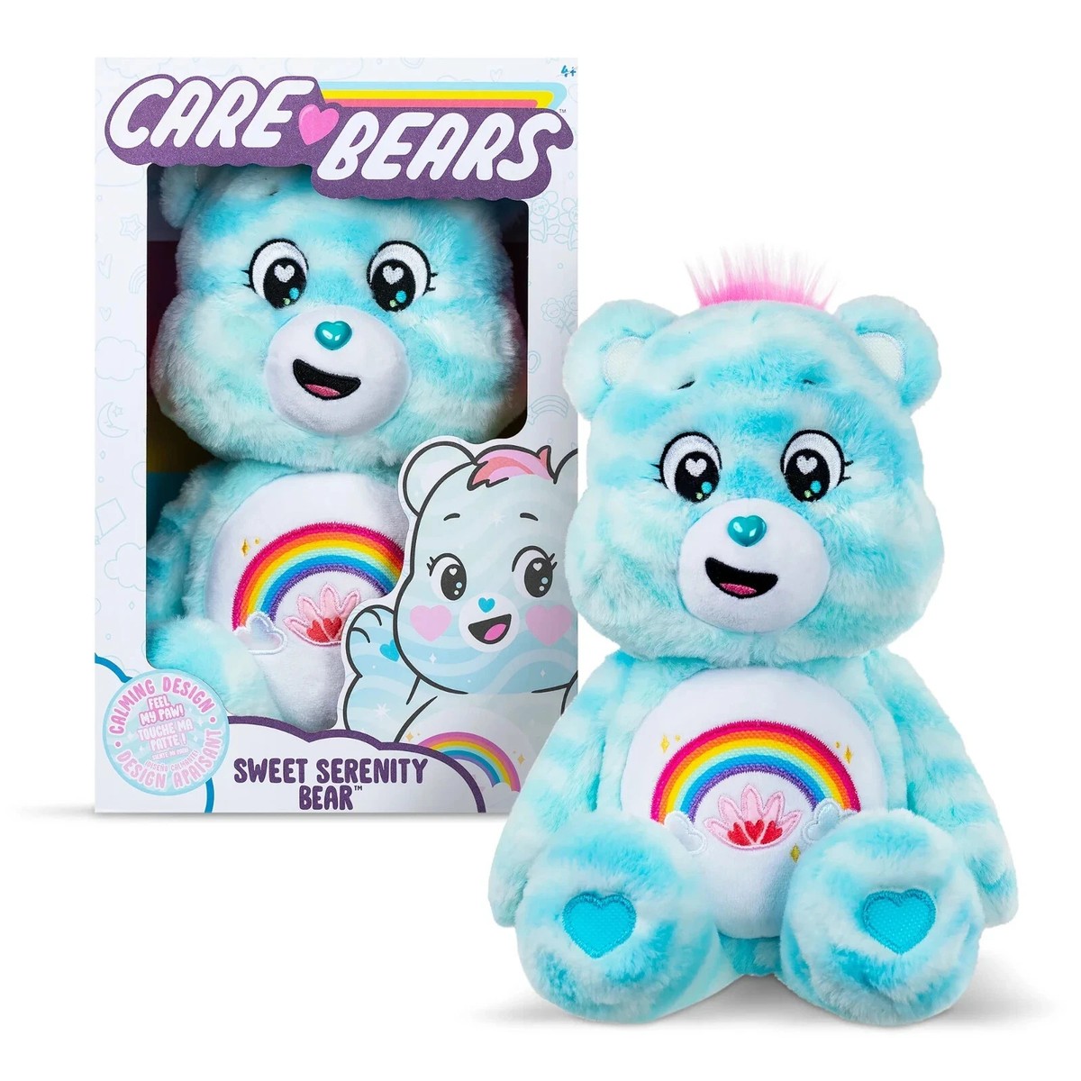 Care Bears Medium Plush (Eco Friendly) - Sweet Serenity Bear NEW